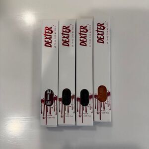 Dexter Lip Stain Bundle Lethal Cosmetics 4 Pack M99 Dark Passenger Makeup